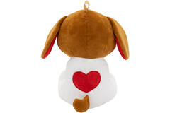 2-in-1 plush toy balloon weight dog with loop, 21cm, 170g