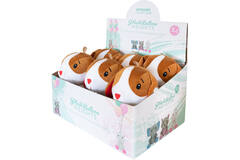2-in-1 plush toy balloon weight dog with loop, 21cm, 170g