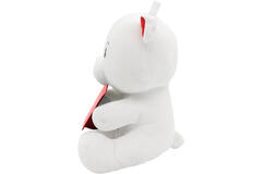 2-in-1 plush toy balloon weight polar bear with loop, 21cm, 170g