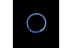 Glow Bracelet Blue Plastic 20 cm