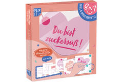 12 Flip napkins "romantischer Abend" 33x33cm, double-sided printed