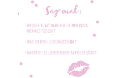 12 Flip napkins "romantischer Abend" 33x33cm, double-sided printed