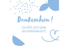 12 Flip napkins "nettes Abendessen" 33x33cm, double-sided printed