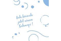 12 Flip napkins "nettes Abendessen" 33x33cm, double-sided printed