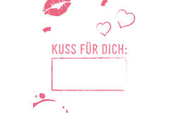 12 Flip napkins "Flirtparty" 33x33cm, double-sided printed