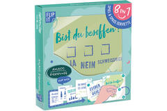 12 Flip napkins "Bierrunde" 33x33cm, double-sided printed