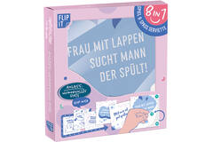 12 Flip napkins "humorvolles Date" 33x33cm, double-sided printed