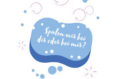 12 Flip napkins "humorvolles Date" 33x33cm, double-sided printed