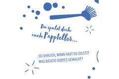 12 Flip napkins "humorvolles Date" 33x33cm, double-sided printed
