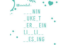 12 Flip napkins "Weinabend" 33x33cm, double-sided printed