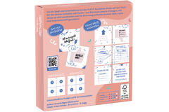12 Flip napkins "gesprächiges Miteinander" 33x33cm, double-sided printed