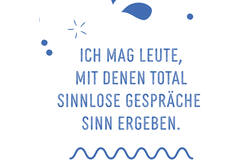 12 Flip napkins "gesprächiges Miteinander" 33x33cm, double-sided printed