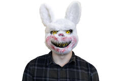 Mask Scary Furry Bunny One Size