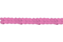 Garland Bright Pink Paper 365 cm