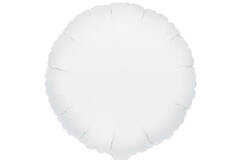 Foil Balloon - Opaque White - 45 cm