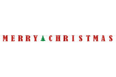 Letter Banner Merry Christmas Paper 365.7 x 12.7 cm