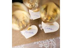 Glass Markers - Wedding - 6 pieces