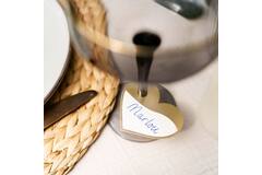Glass Markers - Wedding - 6 pieces