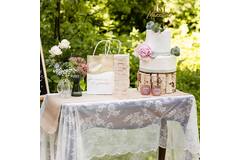 Cake Topper - JUST Married - Wedding