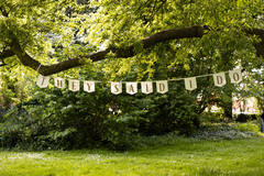 Flag Banner - They Said I do - Wedding - 4 meter