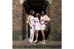 Fanny pack - Bride Squad - She Said Yaass - Pink/White