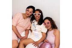 Glasses - Heart - She Said Yaasss - Pink