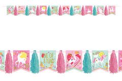 Garland Tassel Magical Unicorn Paper 304 cm