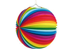 Lantern Rainbow Paper 25 cm