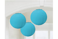 3 Lanterns Caribbean Blue Paper 24.1cm