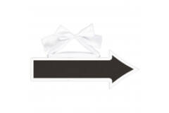 Chalkboard Sign Arrow MDF 41.2 x 15.2 cm