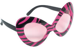 Fun Shades Diva Black & Pink Plastic 15.8 x 7 cm