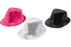 Hat Sequins Assorted Fabric / Plastic One Size