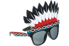 Fun Shades Redskin Plastic 14.6 x 13 cm