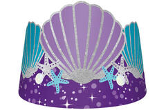 8 Tiaras Mermaid Wishes Paper 16 x 12.6 cm