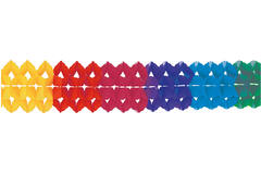 Garland Rainbow Paper 16 x 400 cm