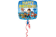 Foil Balloon - Paw Patrol - Happy Birthday - 45 cm