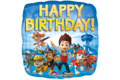 Foil Balloon - Paw Patrol - Happy Birthday - 45 cm