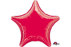19in/48cm Star Metallic Red