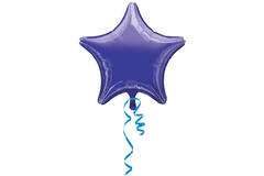 Foil Balloon - Shape Star - Metallic Purple - 48 cm