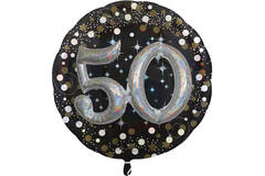 Multi Sparkling Birthday 50