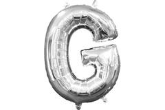MiniShape Letter G Silver Foil Ball
