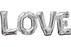 SuperShape Phrase Love Foil Balloon