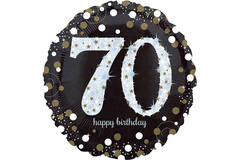 18in/45cm Holo Sparkling Birthday 70
