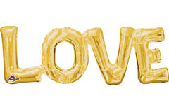 SuperShape Phrase Love Foil Balloon