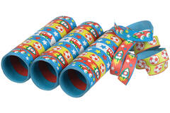 3 Streamers Boys Rockets & Stars Paper 1.4 x 400 cm