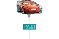 Foil Balloon - Mini Shape - Cars - 25 x 15 cm