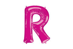 SuperShape Letter R Pink Foil Ballo