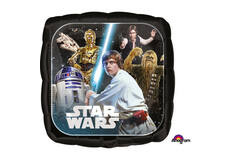 Foil Balloon - Shape - Square - "STAR WARS" - 45 cm