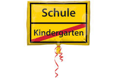 Foil Balloon - Shape - Rectangle - First Day of School - 43 x 30 cm