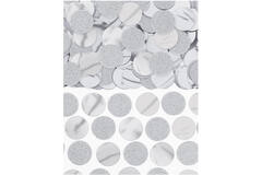 Confetti Circles Glitter Silver Foil / Paper 63 g